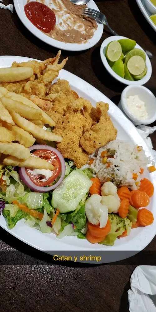 Aligatorgar & Shrimp