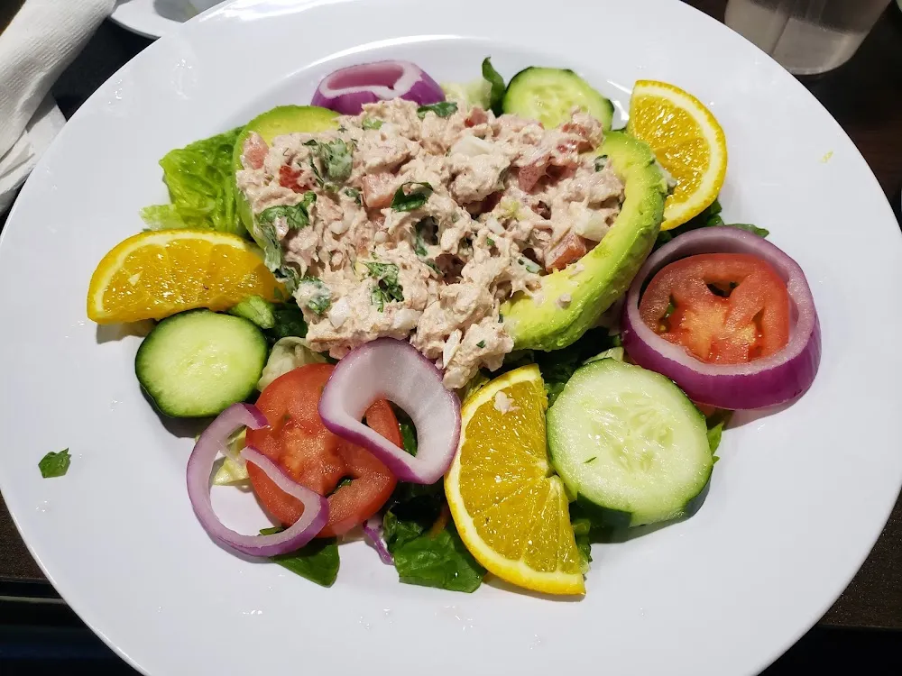 Tuna Stuffed Avocado Salad